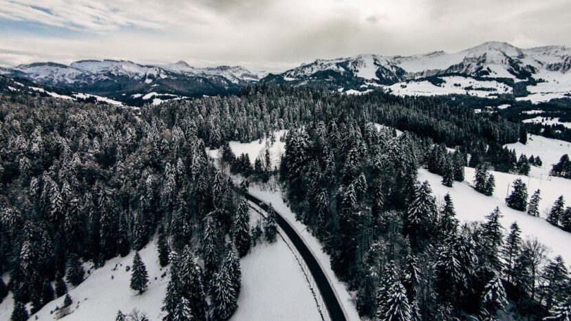 luftaufnahme drohne voralberg winter bregenzer wald 0005